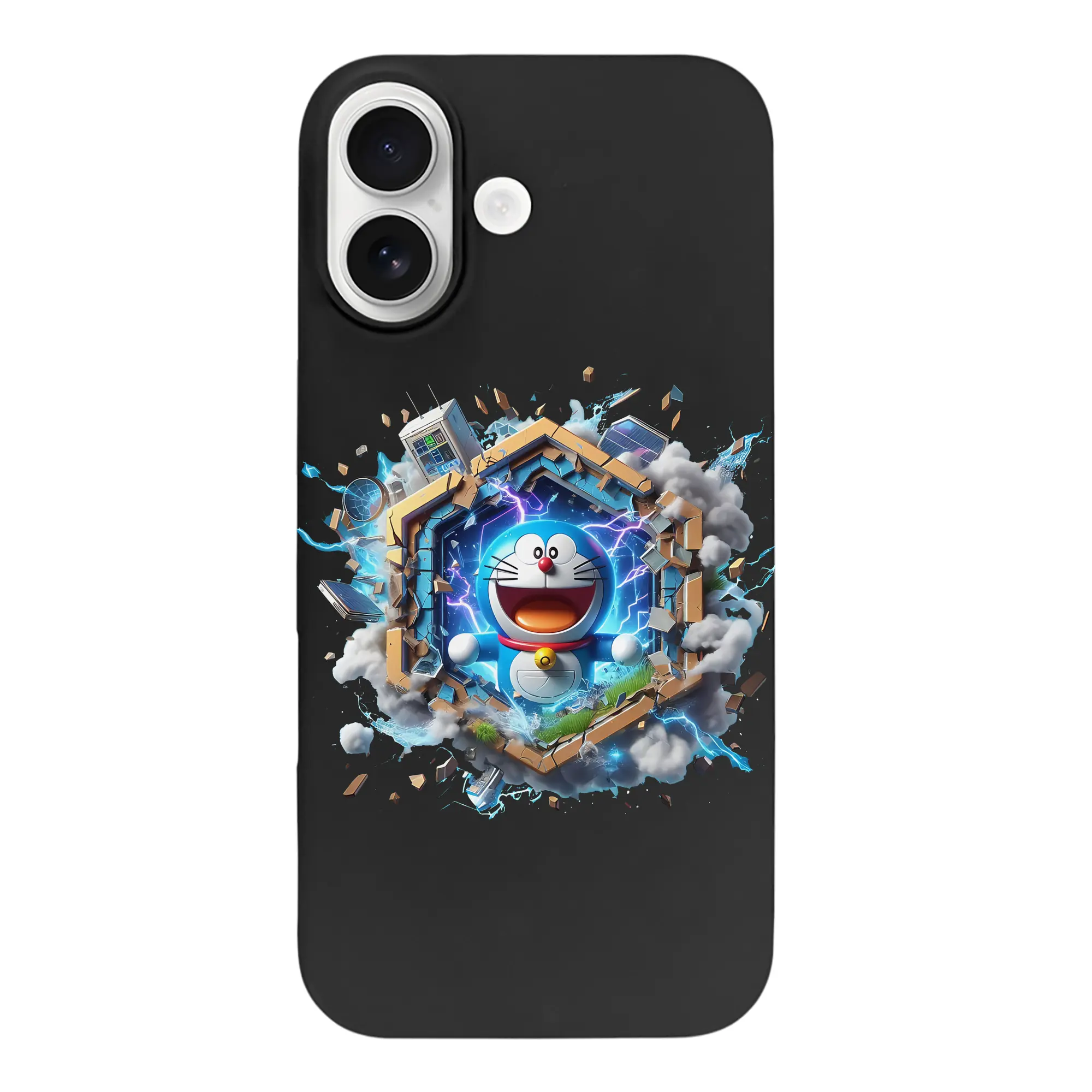 ドラえもん グッズドラえもん - iPhone 17 シリーズ シリコンケース 薄型 耐衝撃 指紋防止 ソフトタッチカバー 精密フィット 傷防止 保護ケース iPhone 17/17 Air/17 Pro/17 Pro Max 対応